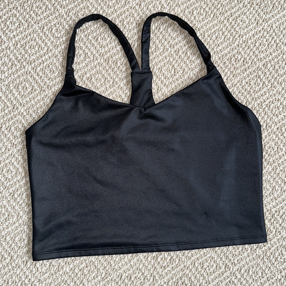 Abercrombie & Fitch Metallic Cropped Tank